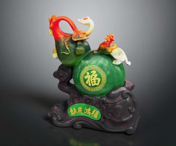 New Chinese Style Sculpture-ID:803781992