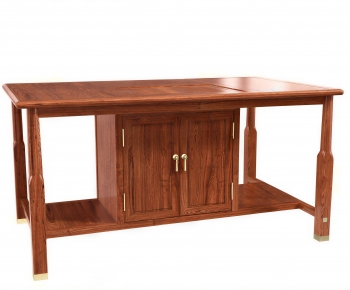 New Chinese Style Office Table-ID:522639045