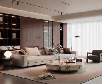Modern A Living Room-ID:813452968