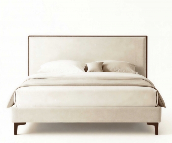 Modern Double Bed-ID:598359114