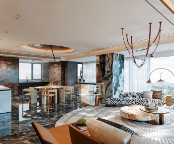 Modern A Living Room-ID:340156086