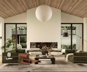 Modern A Living Room-ID:745720944
