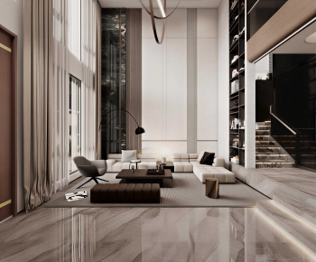 Modern A Living Room-ID:897494085