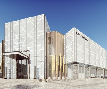 Modern Architecture Of Artistic Style-ID:564880495
