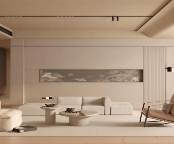 Wabi-sabi Style A Living Room-ID:871408945