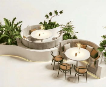 Modern Dining Table And Chairs-ID:708822977