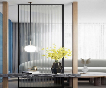 Modern Glass Screen Partition-ID:751072887