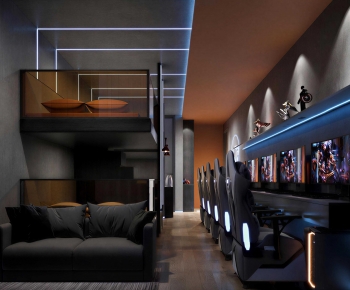Industrial Style Internet Cafe-ID:332489065