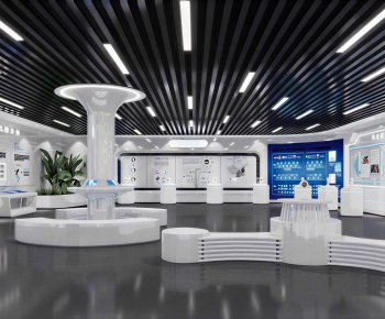 Modern Exhibition Hall-ID:702341087