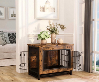 Industrial Style Side Cabinet-ID:381755115
