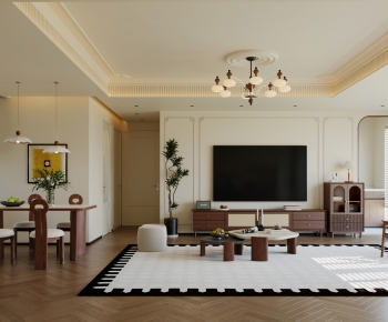 Modern A Living Room-ID:597989683