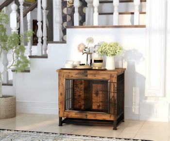 Industrial Style Side Cabinet-ID:488508944