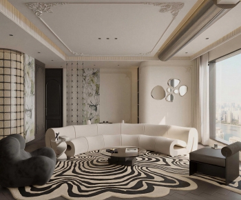 Modern A Living Room-ID:831329118