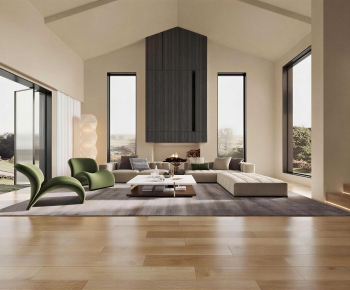 Modern A Living Room-ID:735754974