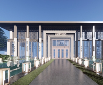 New Chinese Style Residential Building-ID:313730256