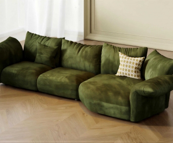 Modern Three-seat Sofa-ID:460458998