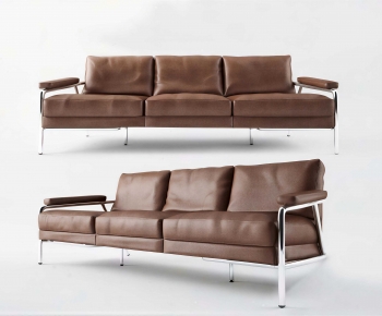 Modern Three-seat Sofa-ID:955380927
