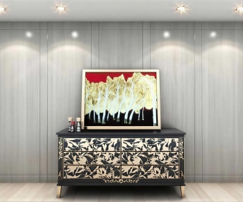 New Chinese Style Side Cabinet-ID:230675946