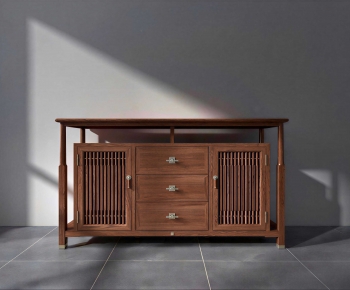 New Chinese Style Side Cabinet-ID:960670959