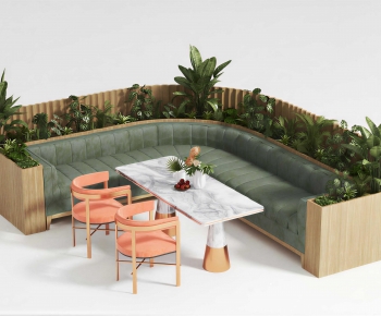 Modern Dining Table And Chairs-ID:921966082