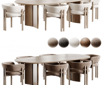 Modern Dining Table And Chairs-ID:916783091