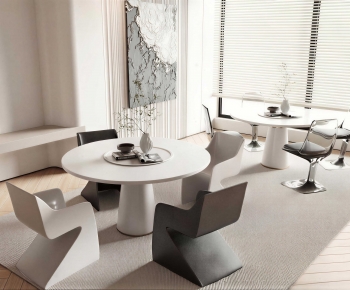 Modern Dining Table And Chairs-ID:837100986