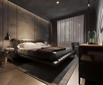 Industrial Style Bedroom-ID:665198091