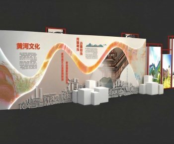 New Chinese Style Exhibition Hall-ID:171844019
