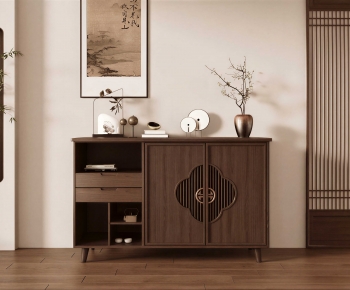 New Chinese Style Side Cabinet-ID:148195988