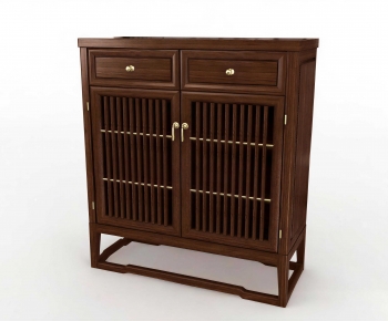New Chinese Style Side Cabinet-ID:449512004