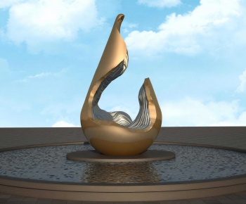 Modern Sculpture Sketch-ID:996577028