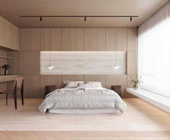 Wabi-sabi Style Bedroom-ID:282170866