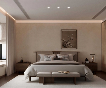 New Chinese Style Bedroom-ID:768580914