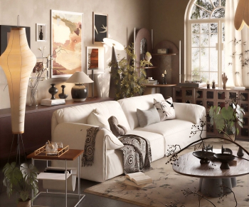 Modern A Living Room-ID:379856113