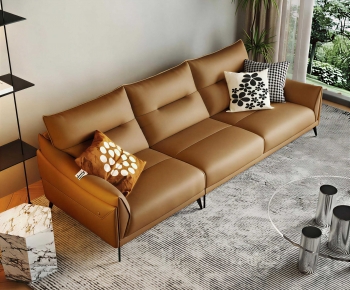 Modern Three-seat Sofa-ID:923335086