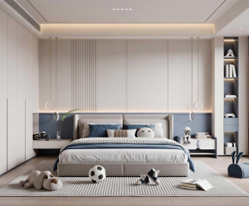 Modern Boy's Room And Son's Room-ID:592338099