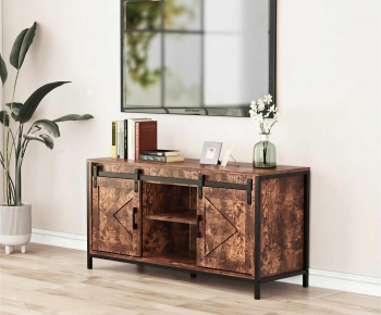 Industrial Style Side Cabinet-ID:569916966