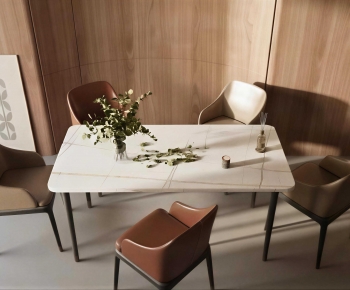 Modern Dining Table And Chairs-ID:377779026
