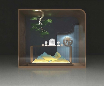 New Chinese Style Shop Window-ID:101189675