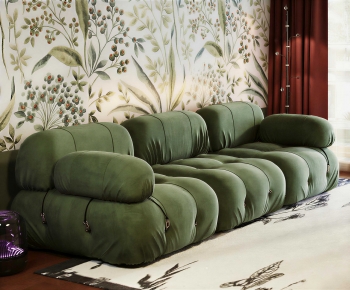 Modern Three-seat Sofa-ID:693464043