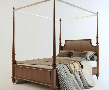 European Style Double Bed-ID:215838913