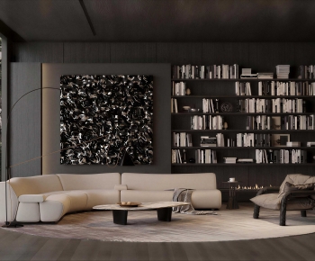 Modern A Living Room-ID:334685097
