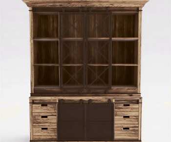 Country Style Retro Style Sideboard-ID:626321088