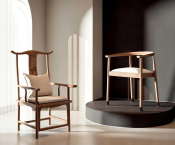 New Chinese Style Lounge Chair-ID:244272955
