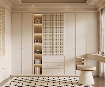 French Style Clothes Storage Area-ID:662472013