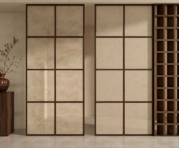 New Chinese Style Sliding Door-ID:588231097