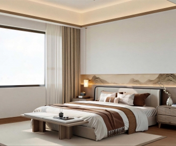 New Chinese Style Bedroom-ID:873742102