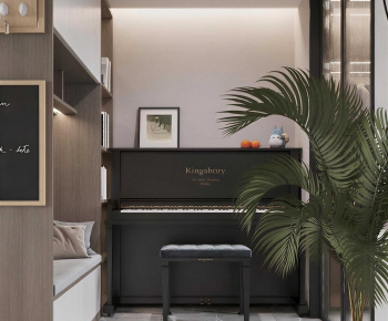 Modern Piano Room-ID:902380969