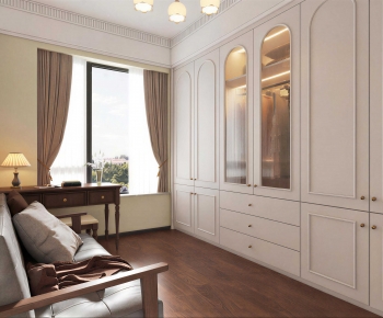 French Style Clothes Storage Area-ID:313462977