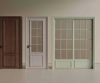 French Style Single Door-ID:347203975
